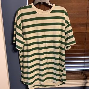 Mens Striped Short Sleeved Tee